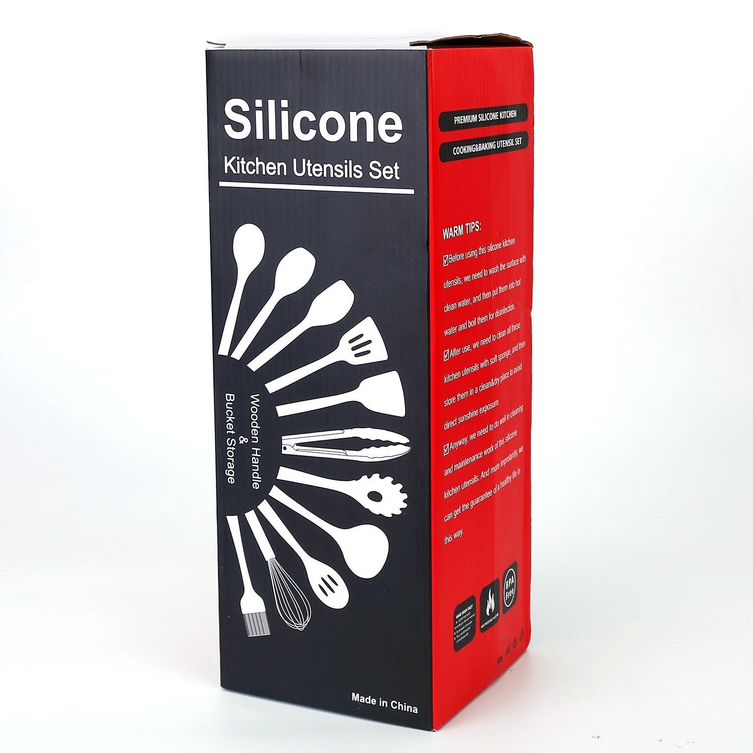 Praktisches 11-teiliges Silikon Küchenutensilien Set