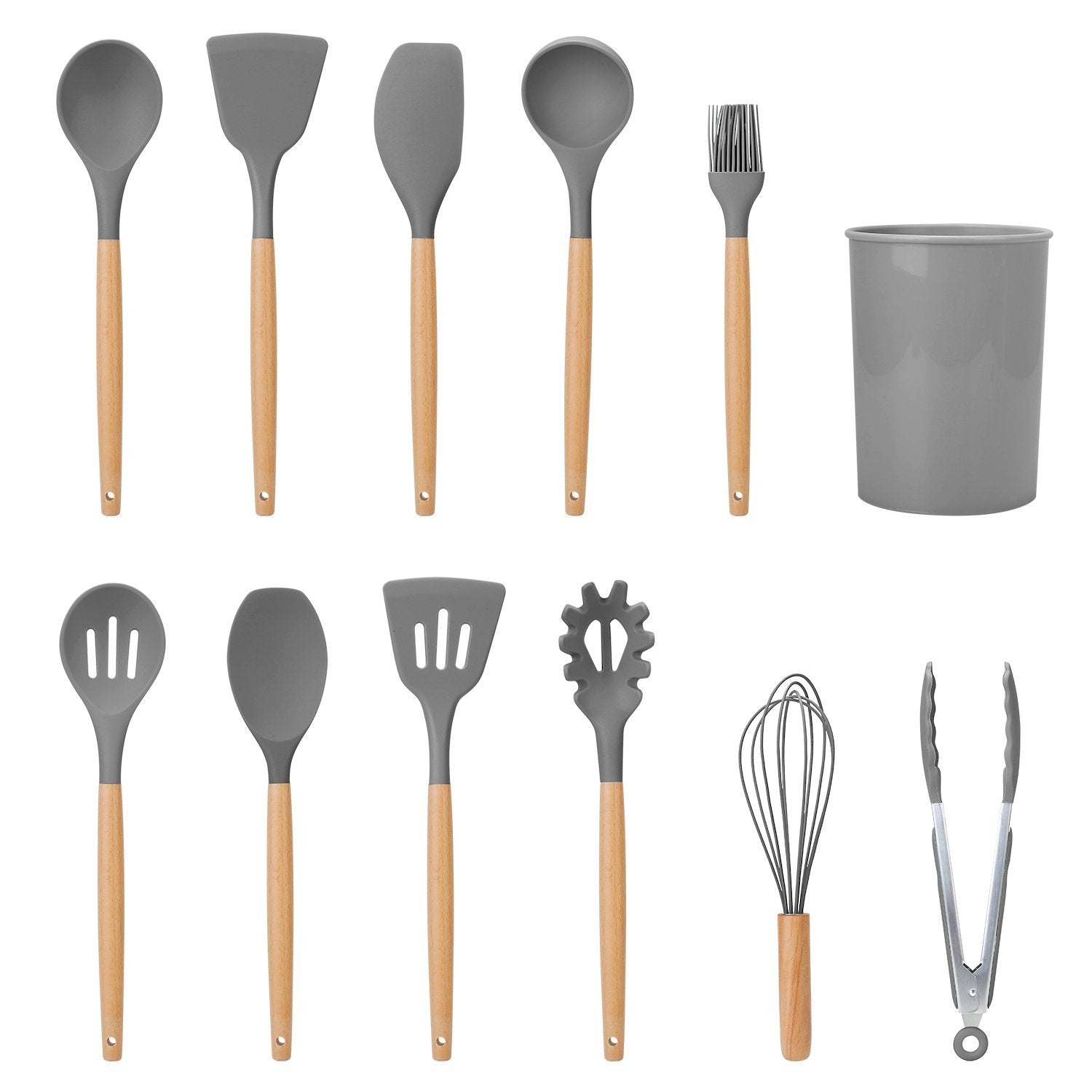 Praktisches 11-teiliges Silikon Küchenutensilien Set