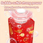 Colorful Bubble Machine with LED Lights – Battery-operated for Outdoor Use