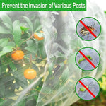 EcoGuard Pflanzen-Schutznetz | Robuster Insekten- und Vogelschutz | Lichtdurchlässig für Gemüse und Obst