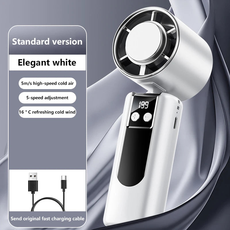 Erfrischender Mini-Ventilator mit USB-Ladefunktion | Schnell und Praktisch