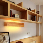 Elegante Wandlampe aus Holz mit LED – Minimalistische Lichtquelle für Ihr Zuhause