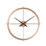 Schlichte Wanduhr mit geräuschlosem Mechanismus