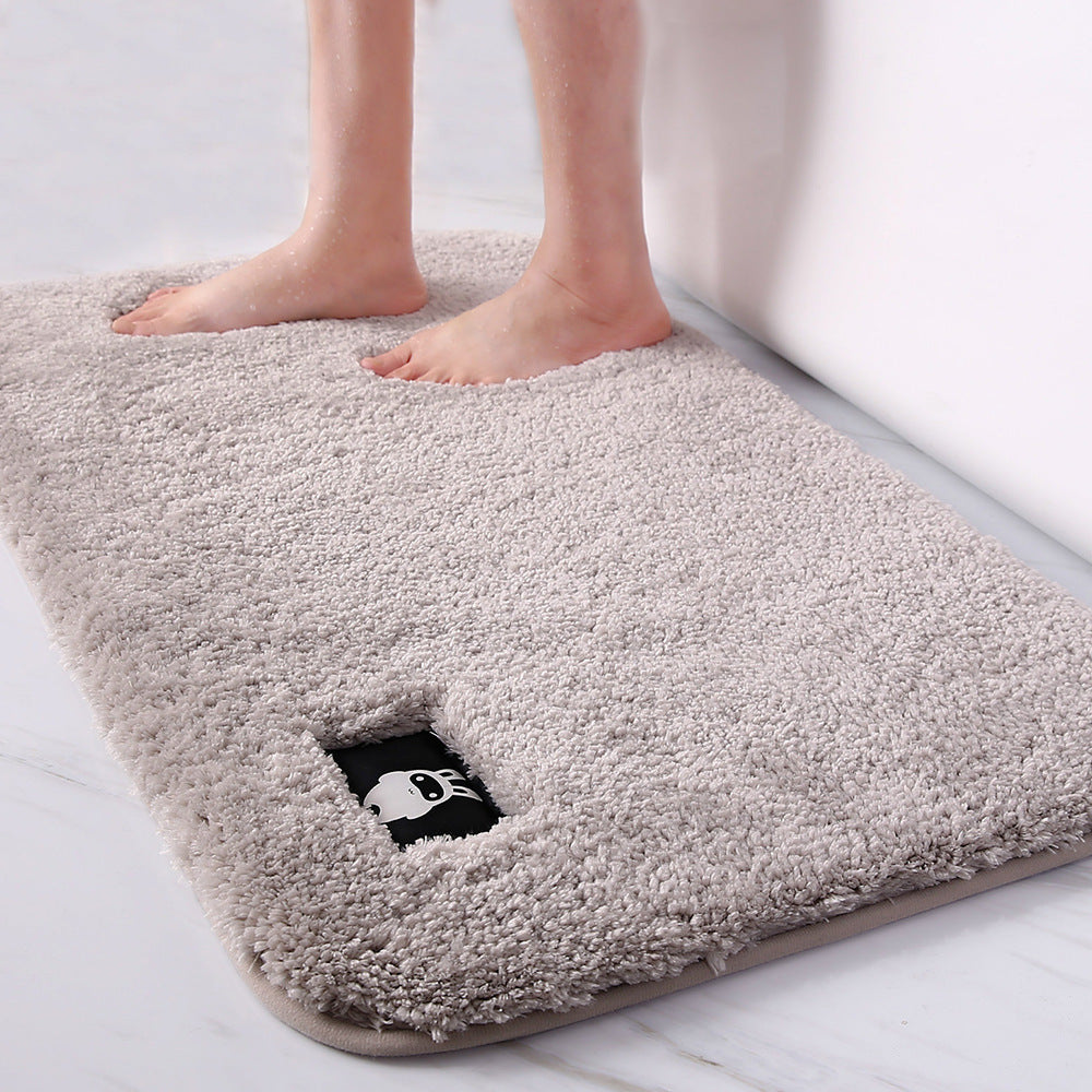 Cozy thick-pile bathroom rug | SoftStep