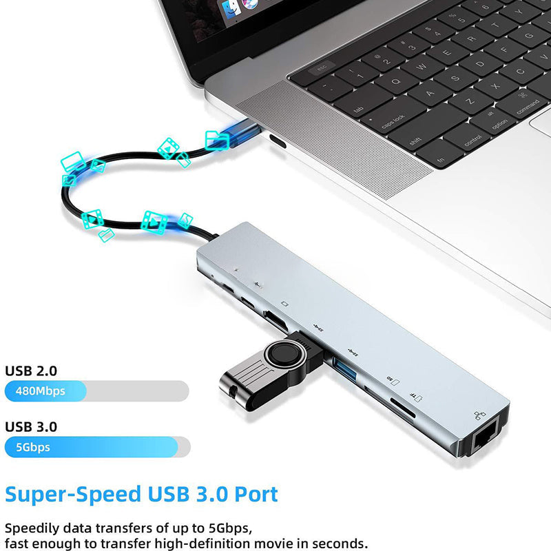 Universelle Dockingstation 8-in-1 für mehrere Geräte