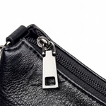 Comfortable faux leather shoulder bag – 3 compartments