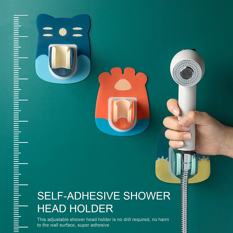 Self-adhesive Shower Head Holder in Cartoon Design