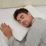 Ergonomisches Schlafkissen | Optimale Unterstützung für Nacken und Kopf | Weiß