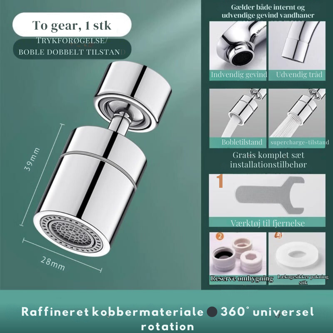 FlexiSpritz – 720° Freiheit für müheloses Spülen