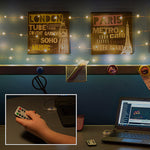 Decorative Copper Wire String Lights with USB Connection