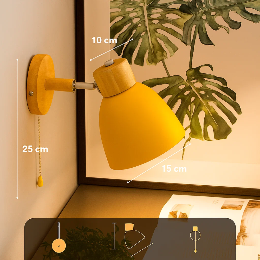 Skandinavische Wandleuchte in modernem Design