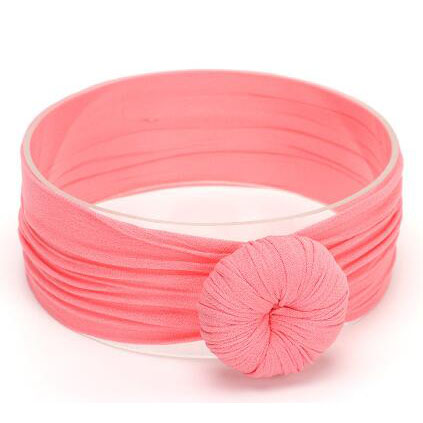 Knotted Bow Headband for Girls - Soft Baby Turban Headband