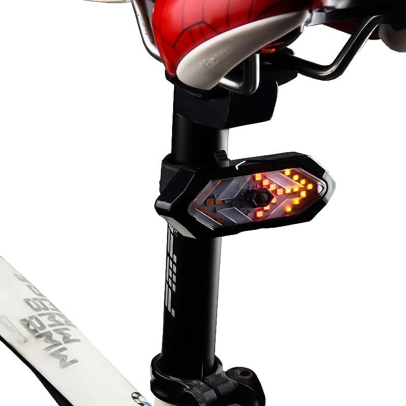 Sicherheitslicht für Radfahrer | Drahtloses Rücklicht mit Fernbedienung