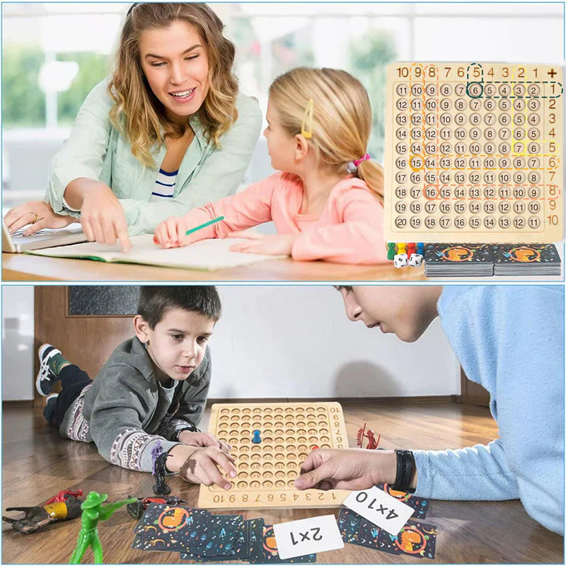Creative learning game to promote multiplication for children