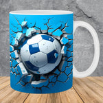 Cup with ball pattern