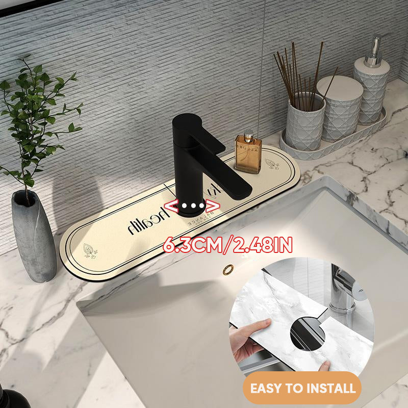 water-absorbent diatomaceous earth mat
