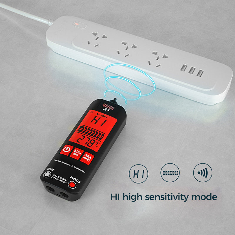 Fully automatic digital multimeter with anti-burn function