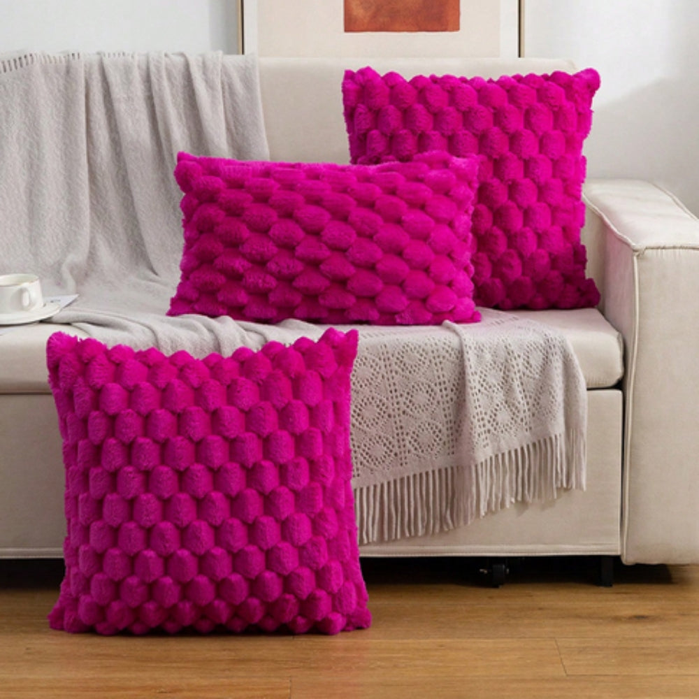 Silky Soft Pillow Cover – Ultra-Soft Plush Cover for Sofa or Bed