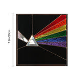 Panel with dark side of the moon