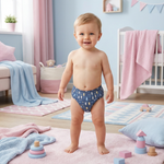 Reusable diapers for easy potty training