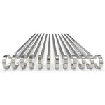 12 Pieces Stainless Steel Skewers for Grill and BBQ Tools 30 cm