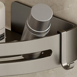 Stylish Aluminum Bathroom Shelf Set in Gray for Your Bathroom