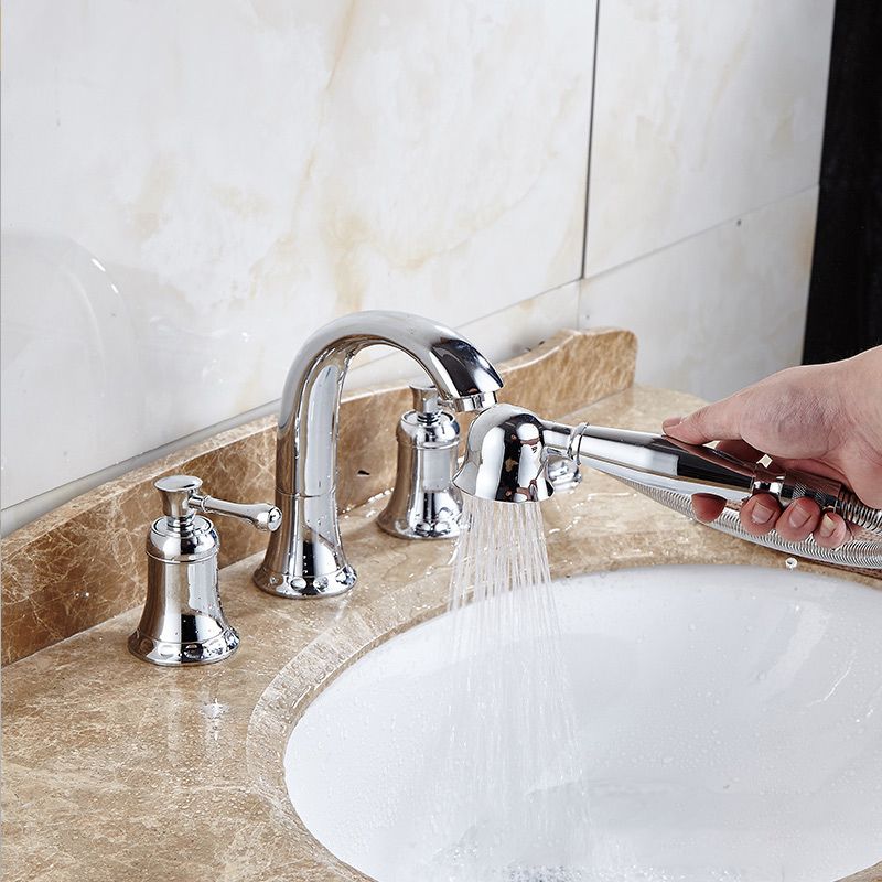 Elegant Deck-Mounted Bathtub Faucet for Modern Bathroom