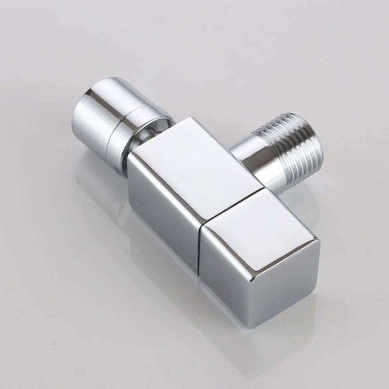 Elegant wall-mounted faucet with knob handle made of solid brass