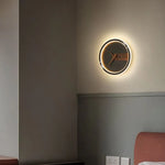 Moderne LED Wanduhr – Stilvolles, Multifunktionales Design mit Ambientebeleuchtung