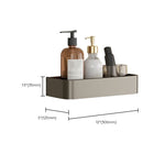 Stylish Aluminum Bathroom Shelf Set in Gray for Your Bathroom