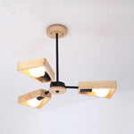 Wooden Sputnik Lamp for a Modern Living Ambiance