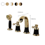 Elegant Deck-Mounted Bathtub Faucet for Modern Bathroom