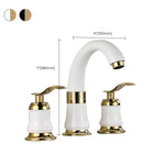 Elegant Deck-Mounted Bathtub Faucet for Modern Bathroom