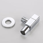 Elegant wall-mounted faucet with knob handle made of solid brass