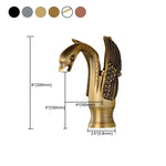 Elegant single-lever bathroom faucet in various colors