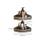 Stylish Aluminum Bathroom Shelf Set in Gray for Your Bathroom