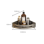 Stylish Aluminum Bathroom Shelf Set in Gray for Your Bathroom