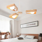 Wooden Sputnik Lamp for a Modern Living Ambiance