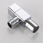 Elegant wall-mounted faucet with knob handle made of solid brass