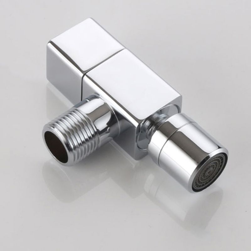 Elegant wall-mounted faucet with knob handle made of solid brass