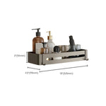 Stylish Aluminum Bathroom Shelf Set in Gray for Your Bathroom