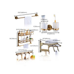 Elegant Metal Bathroom Accessory Set for Stylish Spaces