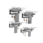 Elegant Bathroom Accessory Set in Matte Black