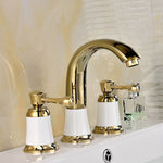 Elegant Deck-Mounted Bathtub Faucet for Modern Bathroom