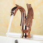 Elegant single-lever bathroom faucet in various colors