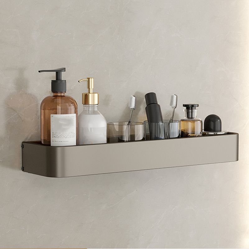 Stylish Aluminum Bathroom Shelf Set in Gray for Your Bathroom