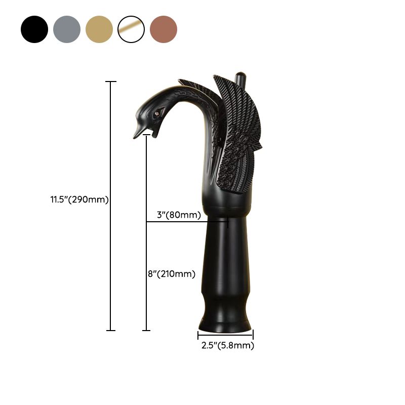 Elegant single-lever bathroom faucet in various colors
