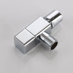 Elegant wall-mounted faucet with knob handle made of solid brass