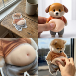 Silikon Aufkleber Schutz für Chubby Shiba