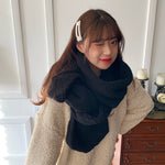 Elegant and warm women's wrap scarf for winter